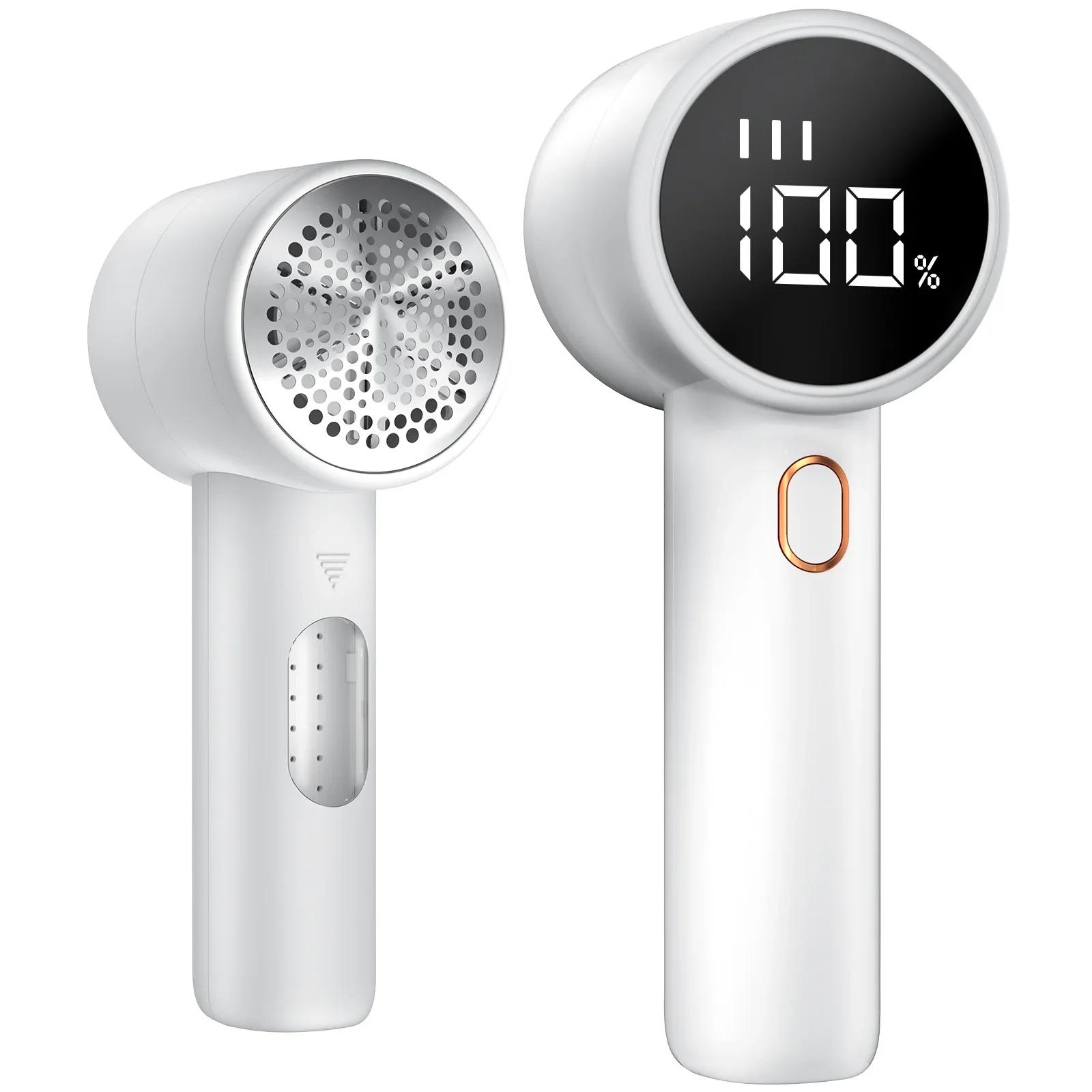 2026 Household Electric Lint Remover 3 Gears Adjustable Wireless LED Digital Display Hairball Trimmer Portable Sweater Epilator