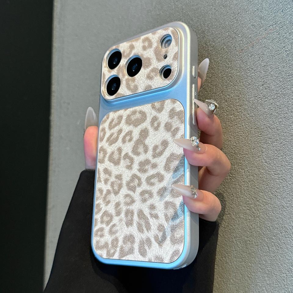 New Big Windows Leopard Phone Case For For Iphone 17 Air 11 12 13 14 1 16 Pro Max Plus Official Leather Len Camera Protector Cover