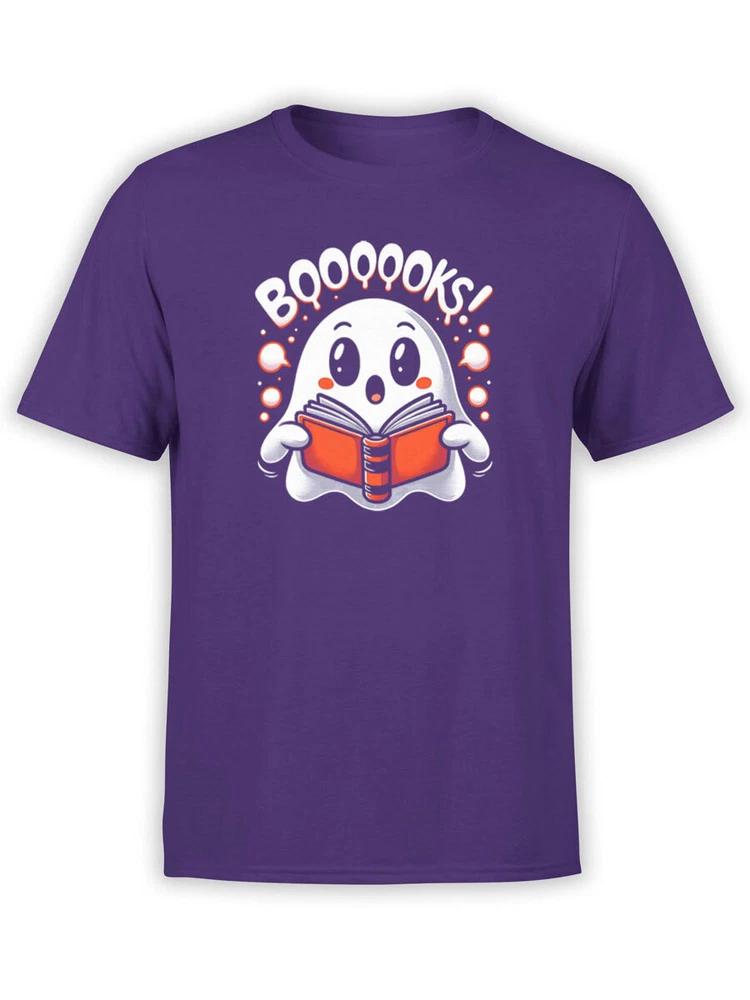 Unisex Tshirts Booooooks Tshirt 100 Cotton S