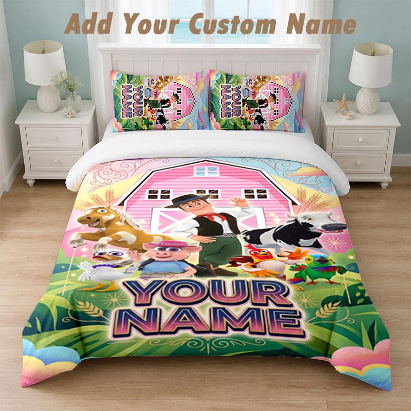 Bedding Set 1 Duvet Cover 2 Pillowcases La Granja De Zenón Print Soft Bed Linen Bedroom Decor