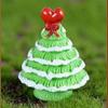 Christmas Micro-landscape Accessories Christmas Tree Ornaments of Various Sizes Resin Handicraftsand Cute Home Decorations