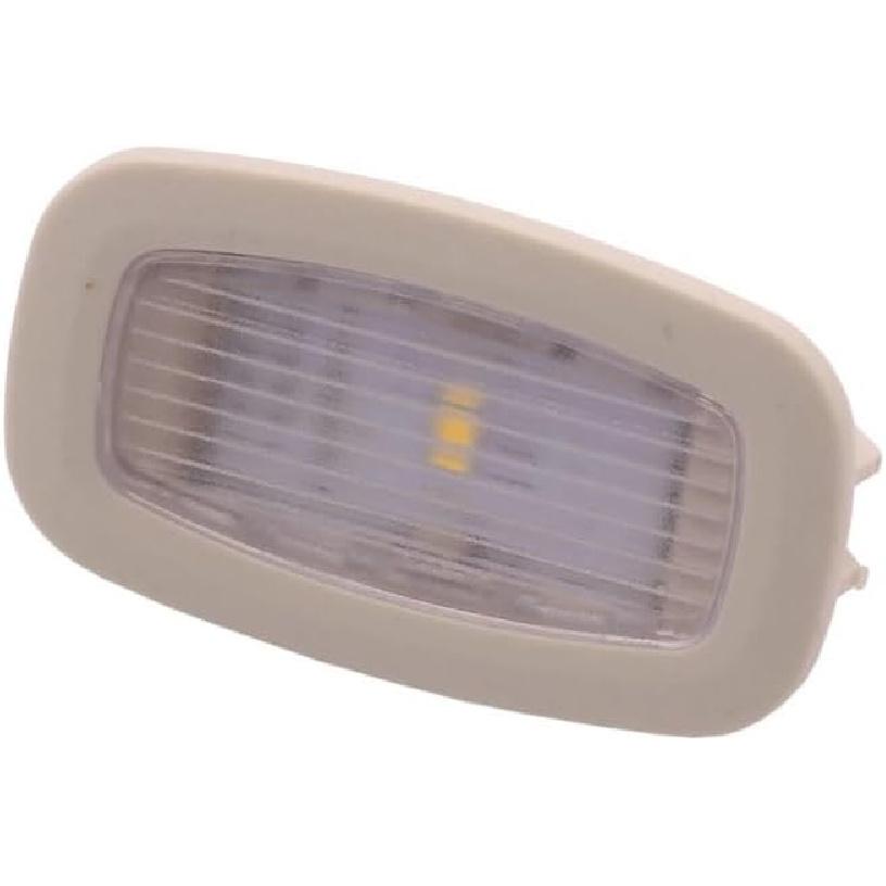 Car Interior Front Sun Visor Makeup Lamp Make-Up Mirror Reading Lights for Mercedes-Benz C E S GLC Class W205 W213 OE: 0009069504(Beige)