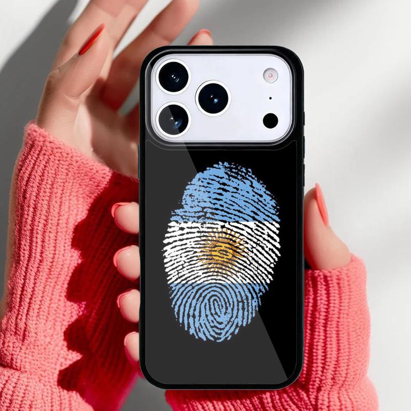 Argentinien Flagge Handyhülle für iPhone 17 16 15 14 13 Pro Max Rückabdeckung für 12 11 Pro Hülle