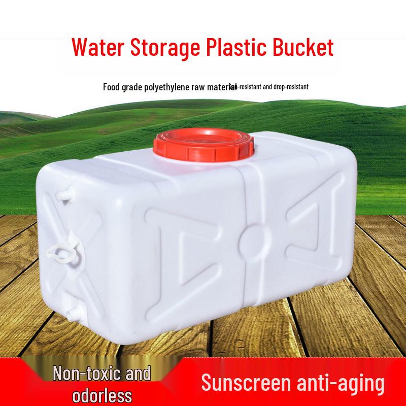 Durable Car-Mounted Agricultural Water Tank: Large, Thickened Plastic Barrel for Pesticide Spraying & Water Storage