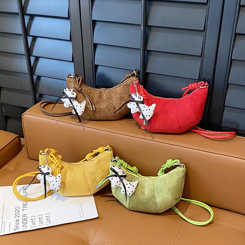 Stil Kleine Wasserklößchen-Form Schultertasche mit Reißverschluss