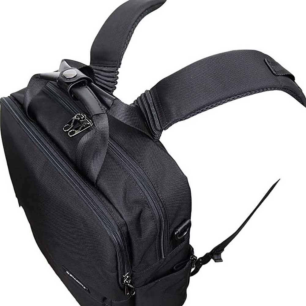 STARTTS SUV 3-Way Business Bag, Vertical Briefcase, Shoulder Bag, Backpack, Navy, SU-02-NV