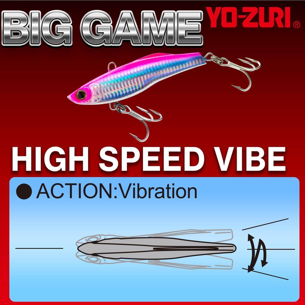 Saltwater Lure High Speed Vibe 130mm Mackerel YO-ZURI Color