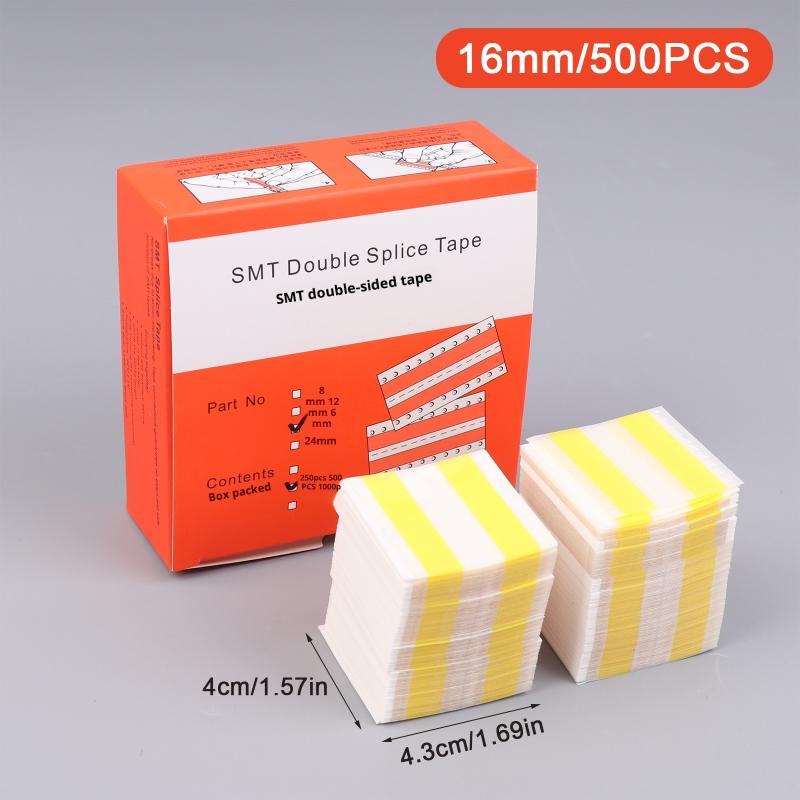 8Mm 12Mm 16Mm 24Mm Smt Doppelspleißband Doppelseitiges Rechteckiges Spleißband Filmverbindungs-Spleißband Verwendung von Restkomponenten