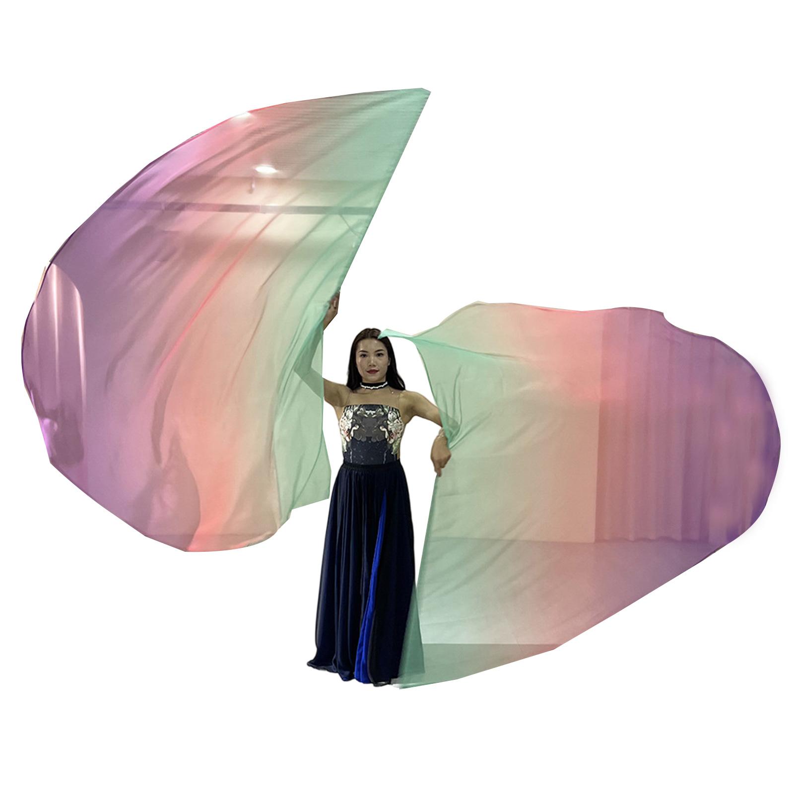 

2 шт. Прапори для поклоніння танцювальним танцям із масштабованим стрижнем, півколом, прапори для поклоніння, прапори з крилами. Церковні прапори для поклоніння для танцюристів 8