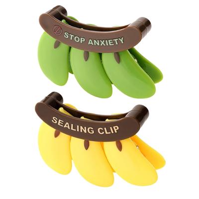 Creative Banana Shape Magnetic Clip for Secure Food Bag Sealing and Kitchen Organization