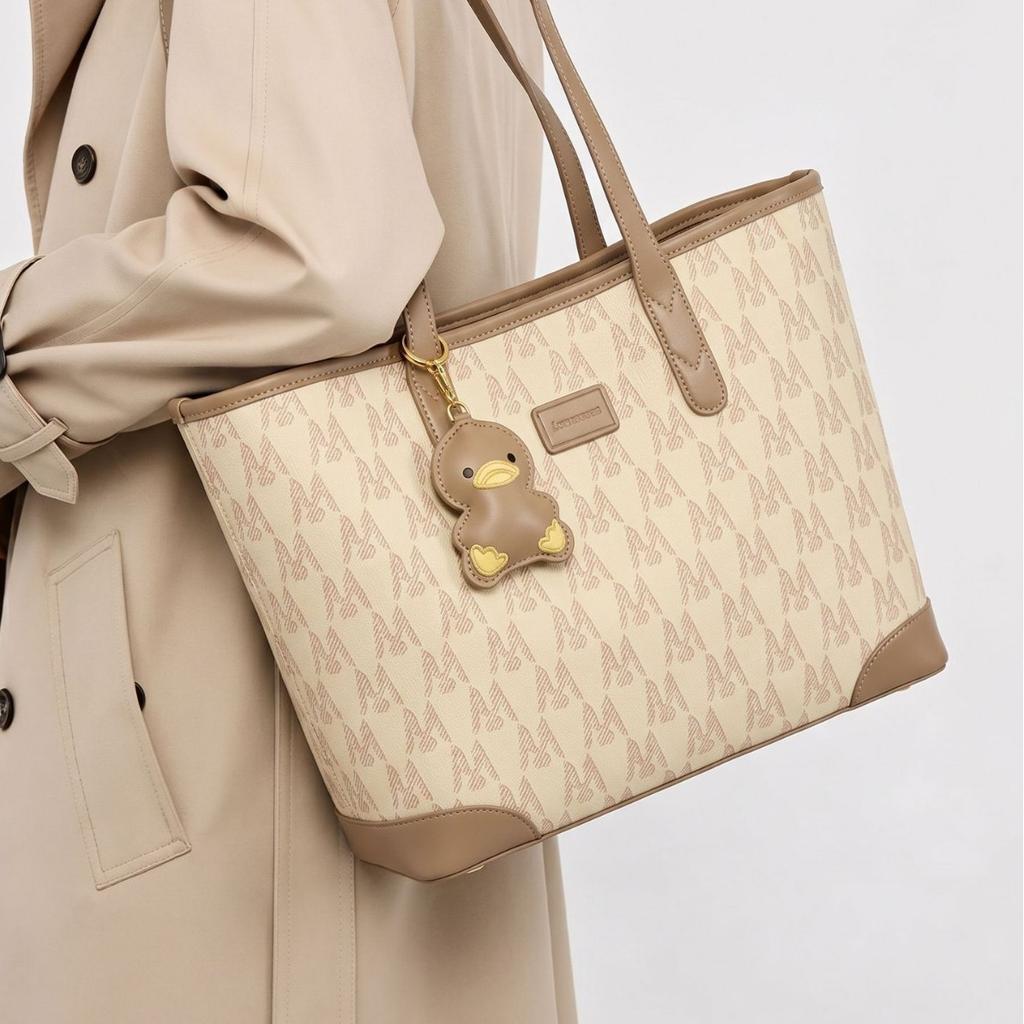 Tote Bag, High-End Bag, Women'S Fashion Printed Shoulder Bag, Large-Capacity Versatile Commuter Bag