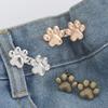 Pants Waist Buttons Alloy Tighten Waist for Skirt Pants Jeans Adjustable Waist Clip Clothing Accessories