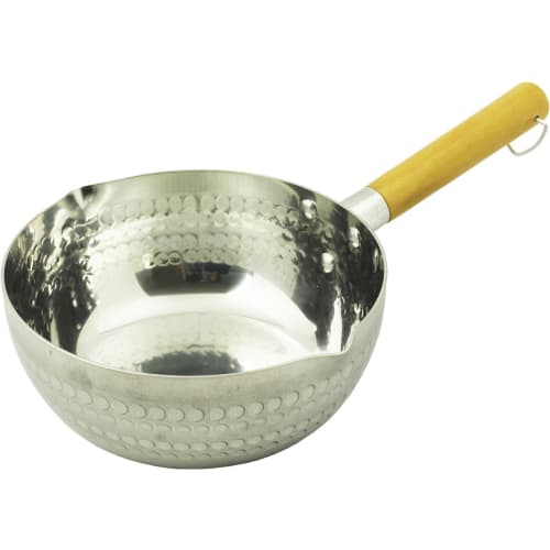 Yukihira Pot (Hammered Aluminum Saucepan) 2.2mm Thick, 18cm, ZK-1822