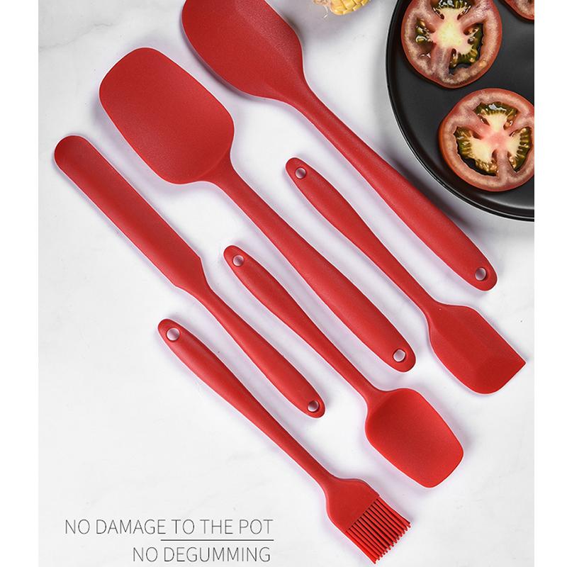 Buy Baking Tools Integrated Silicone Spatula for Cake Baking Cream Spatula Rubber Spatula Mixing