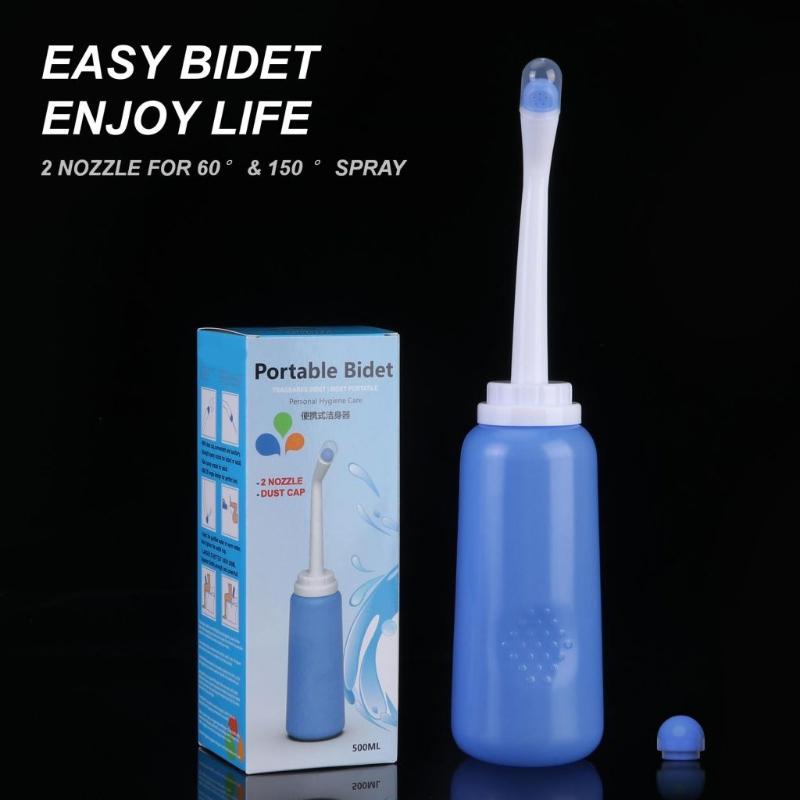 Portable Bidet Sprayer Cleaning Bidet Manual Press Cleaning Hygiene Wash Sprayer