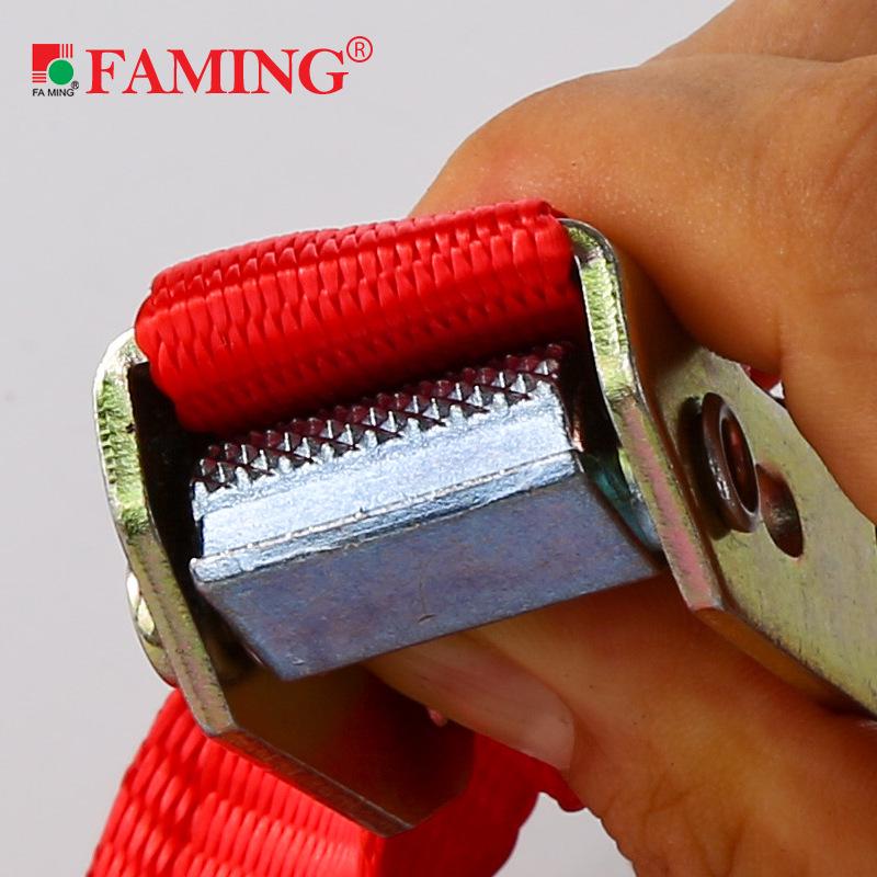 Thickened Webbing Double Hook Quick Binding Strap for Motorcycles & Trolleys