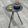 1 Stück Outdoor Kleiner Runder Tisch Camping Klapptisch Tragbarer Verstellbarer Leichter Tisch Angeln Zuhause Campingausrüstung