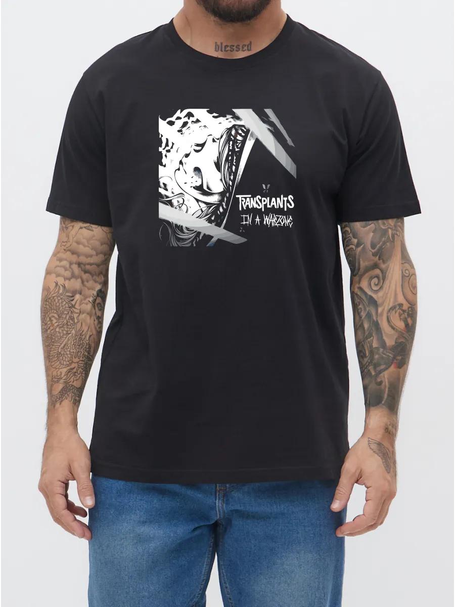 T-shirt  The Mushroom Fan Club  mushroom print, black, for nature lovers S