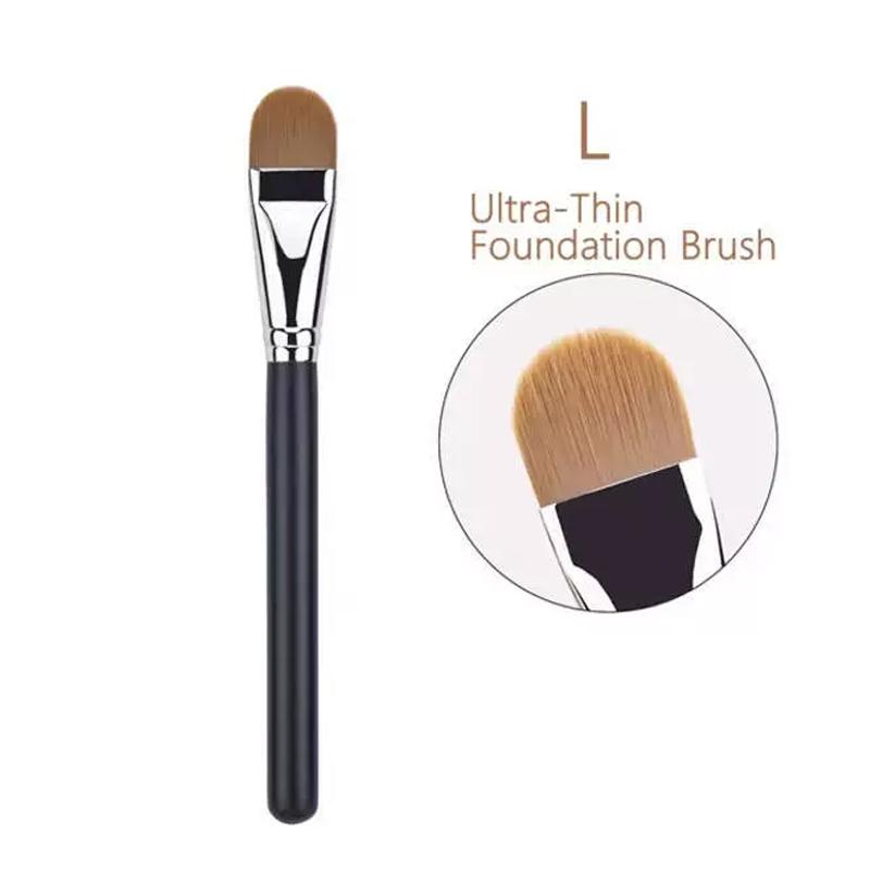 Flat Round Ultra-thin Foundation Concealer Makeup Brush Professional Contour Liquid Cream Concealer Make-up Tool 4 Types Sizes