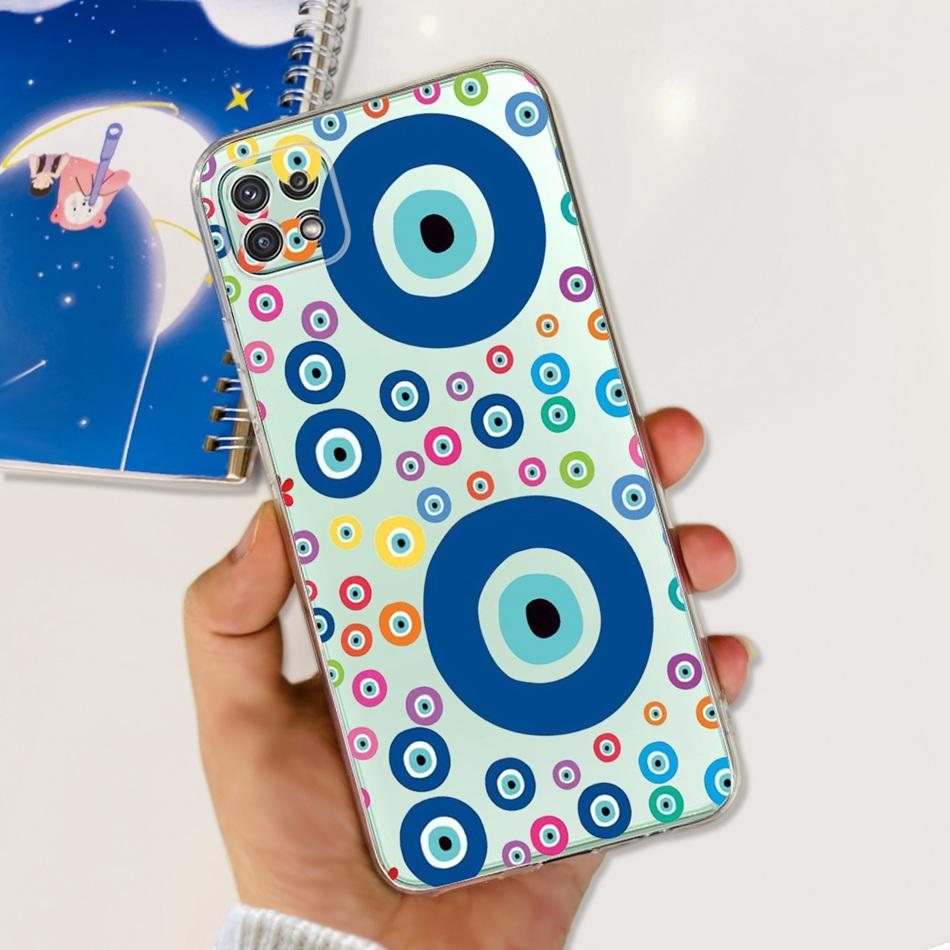 Stylish Phone Case For Samsung Galaxy A22 5G A22S A22 4G Transparent TPU Soft Silicone Back Cover For Samsung A22 A225F A226B