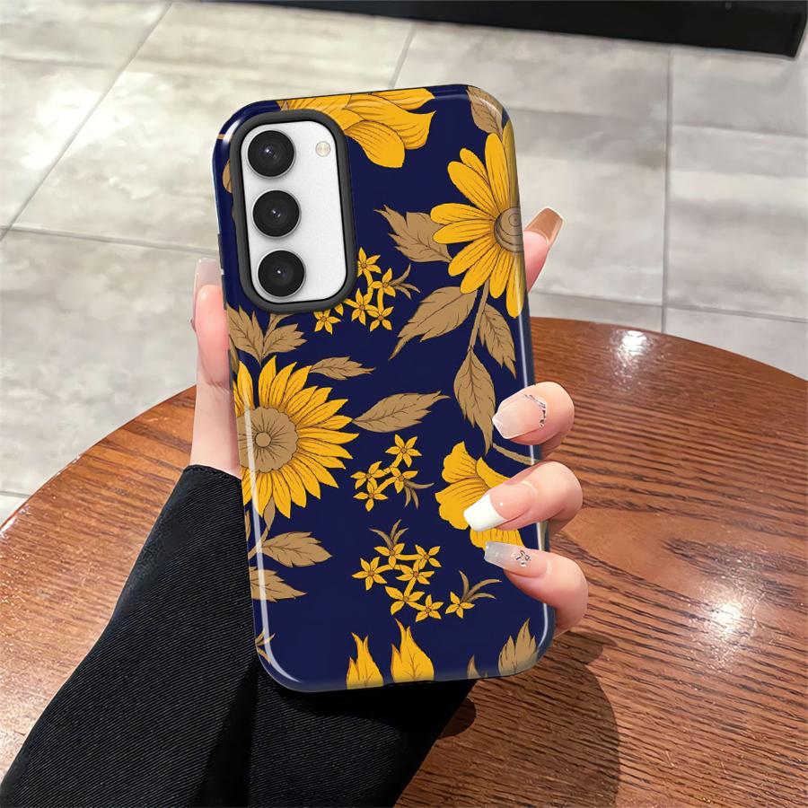 Sunflower Beauty Phone Case for Samsung Galaxy S25 S20 FE S25Ultra A26 S23 A16 A56 A36 S24 Ultra S23Ultra Soft Cover Capa