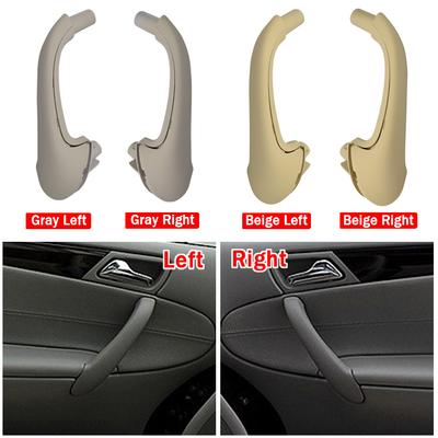 Para Mercedes Benz Clase C W203 Cubierta de Manija Interior de Puerta Accesorios Interiores Manijas Delanteras Traseras Negro Beige Gris