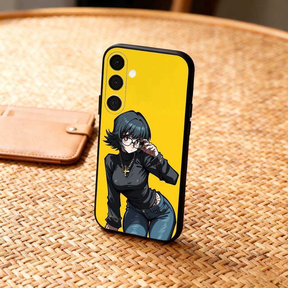 S-Shizuku H-Hunter M-Murasaki Phone Case For Samsung A73,72,71,53,52,51,22,91,80, Soft Black Cover