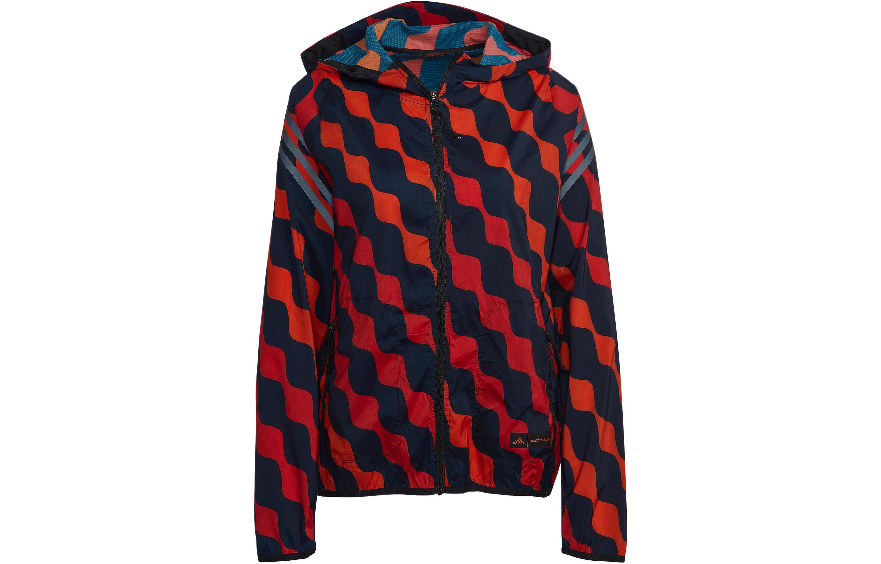 Adidas X Marimekko Jackets Women s Multicolor Hooded Moderate Other HH7323 S