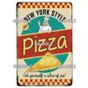 Vintage Metal Tin Sign Pizza Party Wall Decor Retro Kitchen Cafe Bar Home Plaque