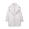 ZA Womens Thick Faux Fur Coat Winter Warm Fluffy Jacket Daily Wear