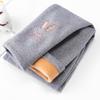 Girls' Fleece-Lined Thickened Leggings  Winter Suitable For Inner Wear Children'S Integrated Fleece Outerwear Thermal Pants Toddler Black Fleece