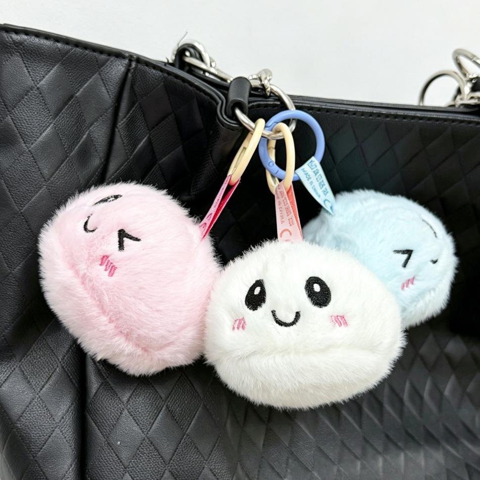 In Stock Steamed Bun Plush Keychain Simulation Dumpling Plush Pendant Random Style Collectible Blind Box for Kids Gift