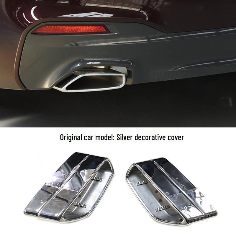 Cadru Decorativ Negru pentru Vârful Cozii pentru Eșapament BMW 525li/530i G30/G38