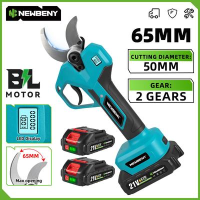 2 Ταχύτητες 65mm Χωρίς Ψήκτρες Ηλεκτρικό Κλαδευτήρι Ψαλίδι Κλάδεμα Δέντρων Φρούτων Μπονσάι Ηλεκτρικά Εργαλεία Για Μπαταρία Makita 18V Pin