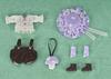 Nendoroid Doll Outfit Mushroom Boy and Plastic Finished Product Set [Purple] - Cloth, Magnet, - Pre-painted,