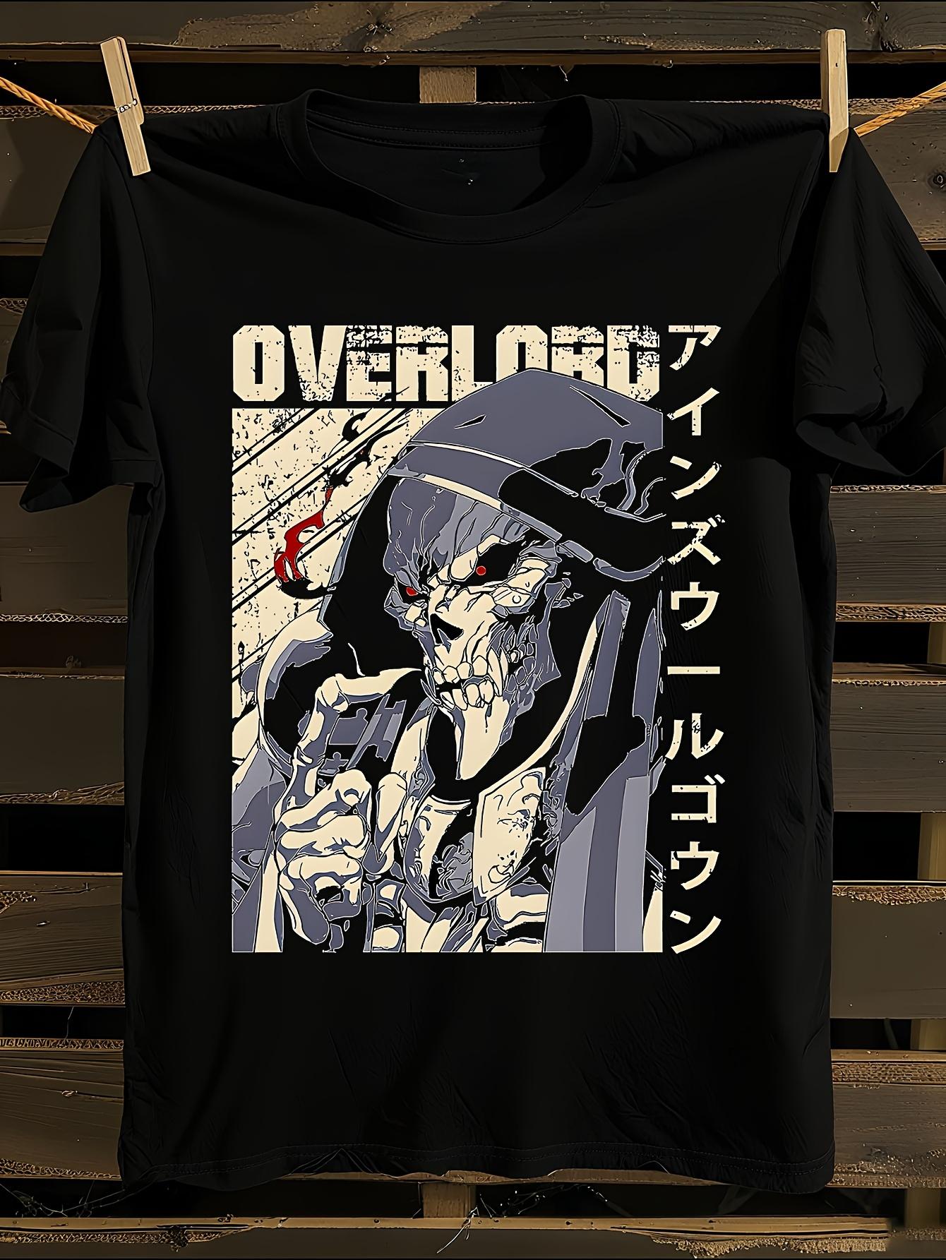Overlord Vintage Anime Graphic T-shirt L