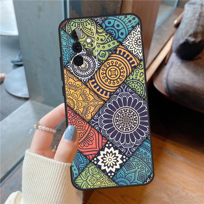 Mandala Case For Samsung Galaxy A54 A34 A14 A15 A13 A53 A16 A26 A36 A56 A12 A22 A32 A52 A06 A35 A55