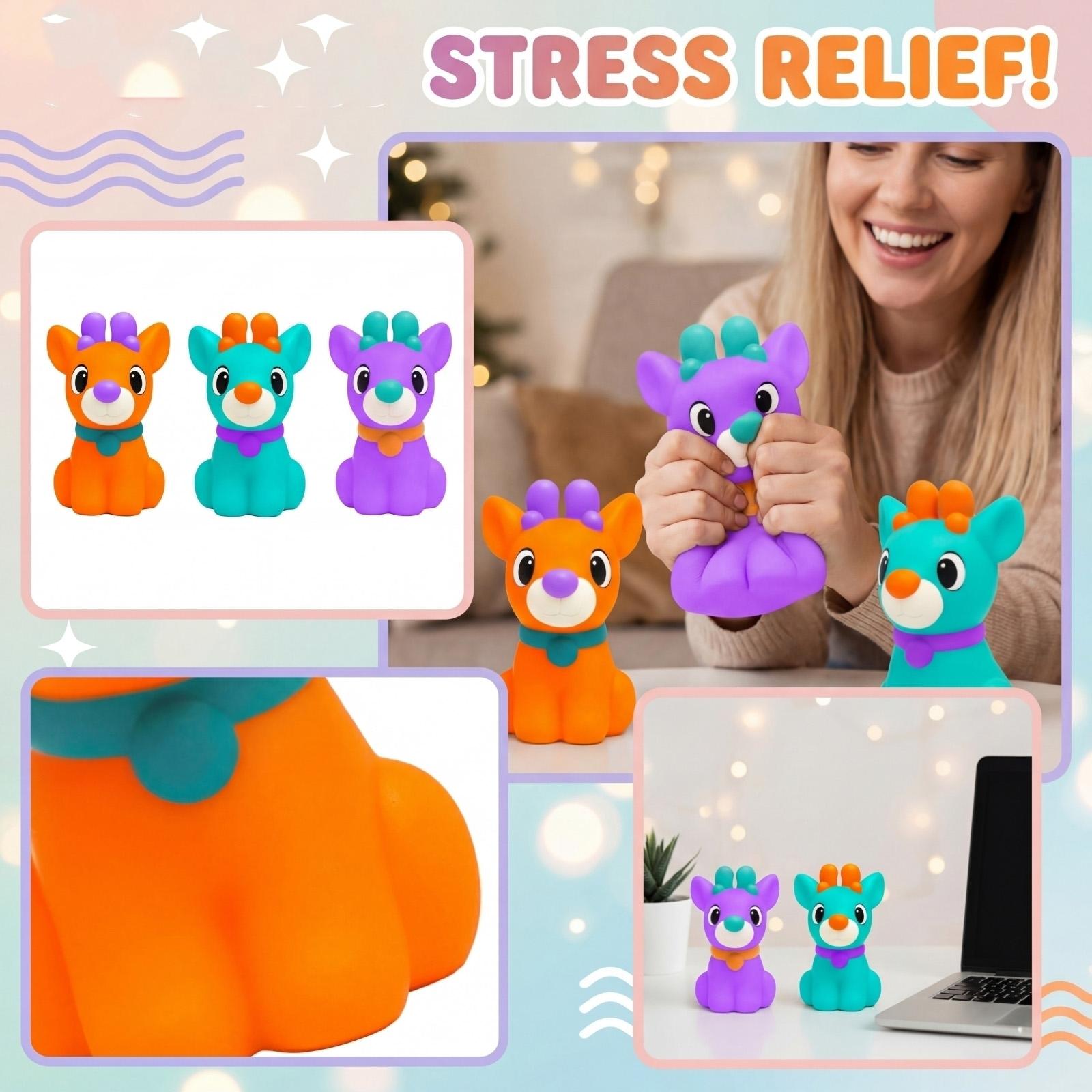 

Мультяшные украшения Декомпрессия Симуляция Трехмерные Игрушки для сжатия и снятия стресса Неограниченная декомпрессия One Size чёрный