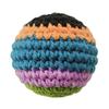 Hand Knitted Colorful Juggling Balls Set Soft Cotton Filled Footbag for Kids Adults Crochet Stress Relief Toy for Outdoor Play