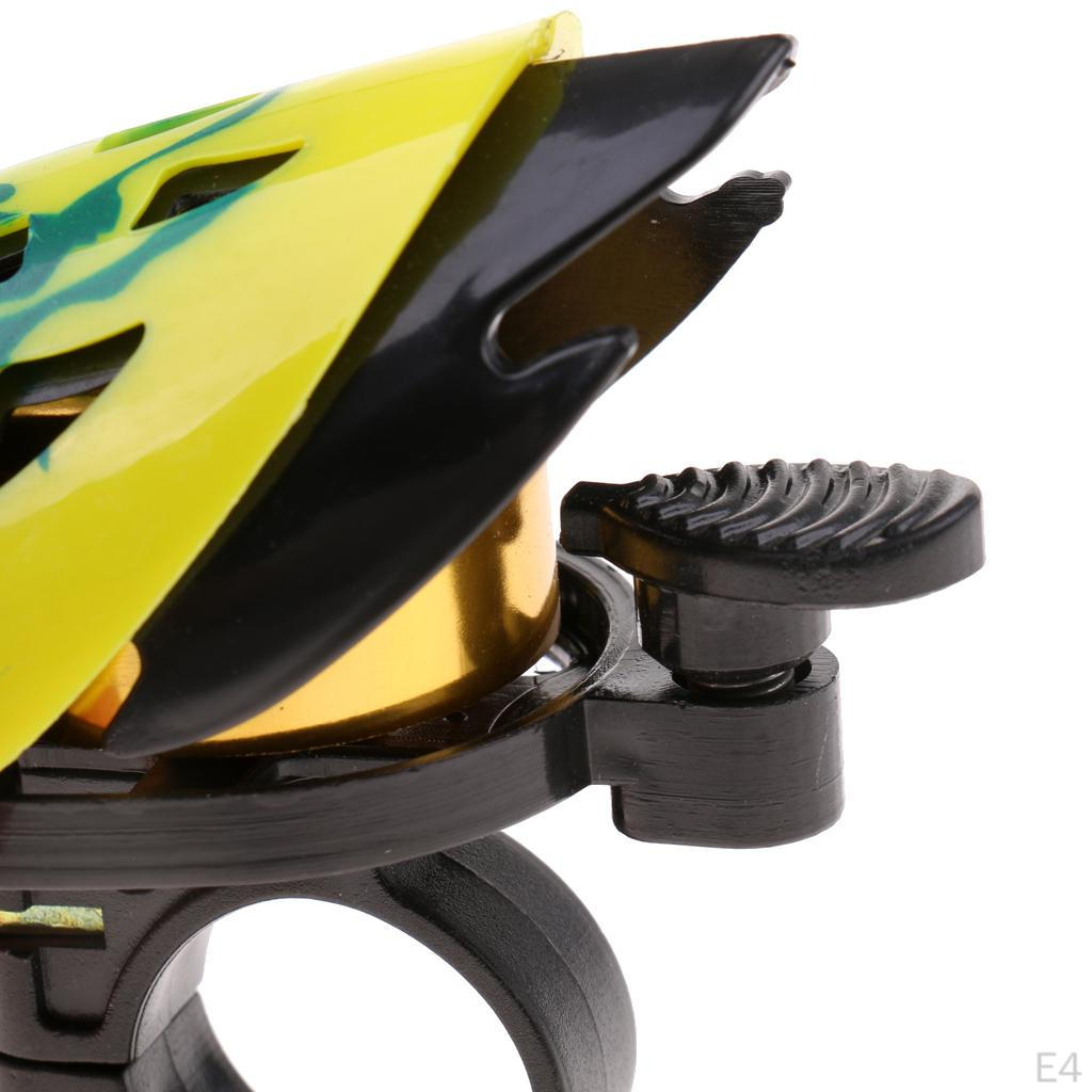 Guidão de Bicicleta Mini Bike de Liga com Capacete - 4 Cores Disponíveis