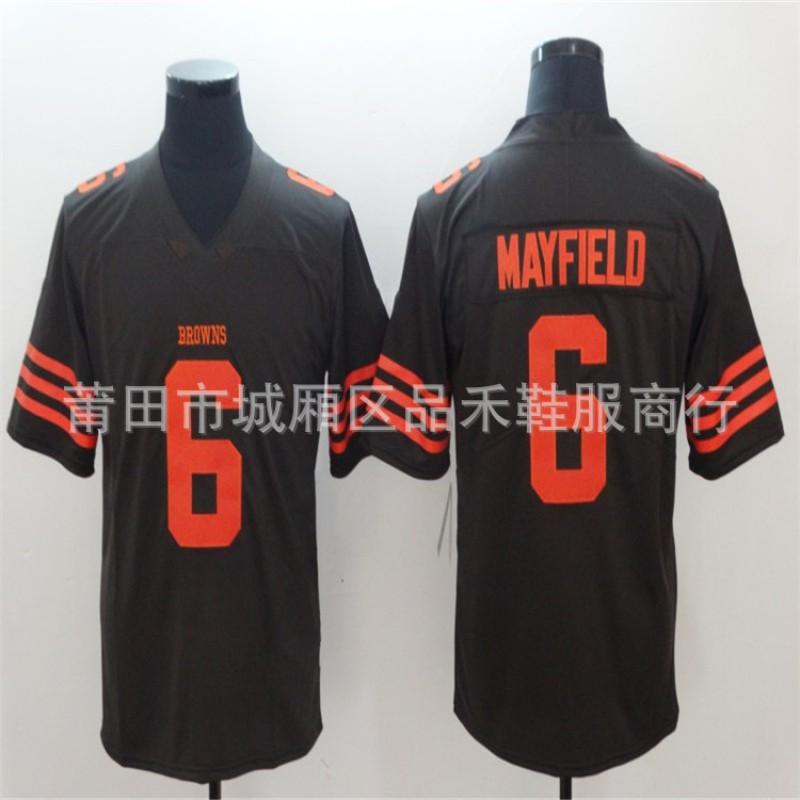 Cleveland Browns NFL Camiseta de Fútbol 4 Deshaun Watson Ropa para Fans Algodón Ropa Deportiva Unisex Adulto
