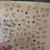 Pet Style Graffiti Nail Art Stickers: Cute Cat Paws & Puppy Designs
