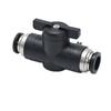 4 6 1/4" 8 10 12mm OD Tube BUC BUL Straight  Elbow Pneumatic Air FittingThrottle Valve Speed Control Push To Connect Quick Relea