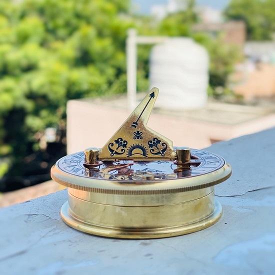 Brass Engraved Compass I Stanley London 1862, Direction Compass, for Anniversary, Baptism Gift, Birthday Gift, Groomsmen Gift