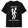 Herren T-Shirt Fleht um ein Pegging T-Shirts Harajuku Sommer T-Shirt Tolle Reine Baumwolle Oberteile