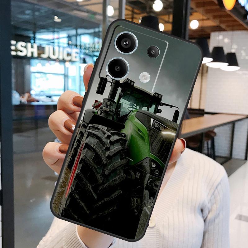 Tractor Car Case For Xiaomi Redmi Note 11 9 10 12 13 14 15 Pro Plus Redmi 15 15C 10C 12C 13C 14C Cover