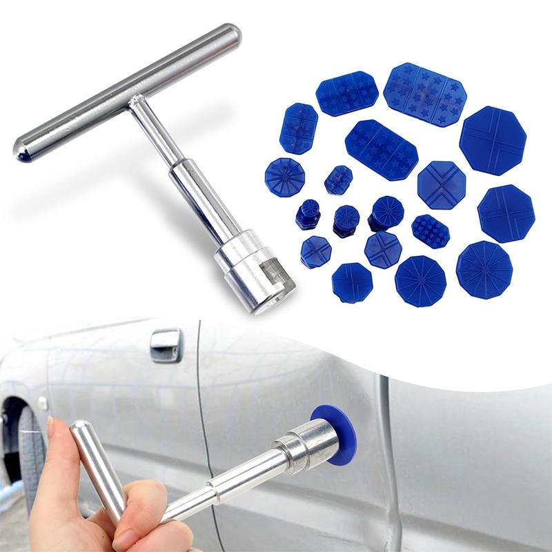 

Набор для удаления вмятин на автомобиле, набор для удаления вмятин на автомобиле, набор для удаления вмятин на автомобиле с Т-образным съемником и присоской для 18 прокладок, ремонт вмятин без покраски 19pcs