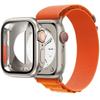 2-in-1 Nylonarmband + Hüllen-Set für Apple Watch 4/5/6/SE 44mm, Orange