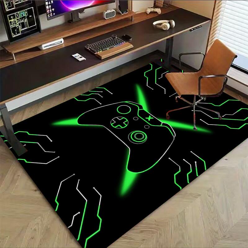 1PC Video Game Controller Extra Large Non Slip Floor carpet, Office, family, bedroom, Studio Large Area Rug Indoor Rugs