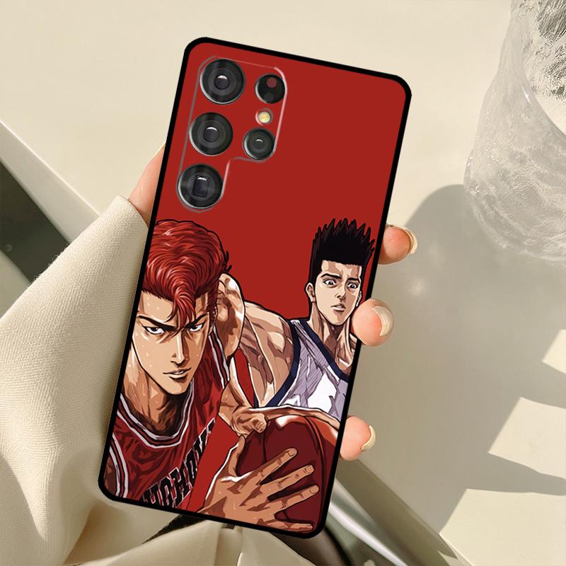 Anime Slam Dunk Case For Samsung Galaxy S22 Ultra S20 FE Note 20 Note 10 S8 S9 S10 Plus S21 Ultra Cover